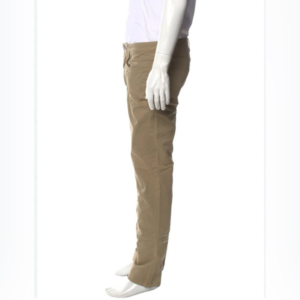 Burberry Brit Camel Khaki Cotton Chinos | Tailored Business Casual 30